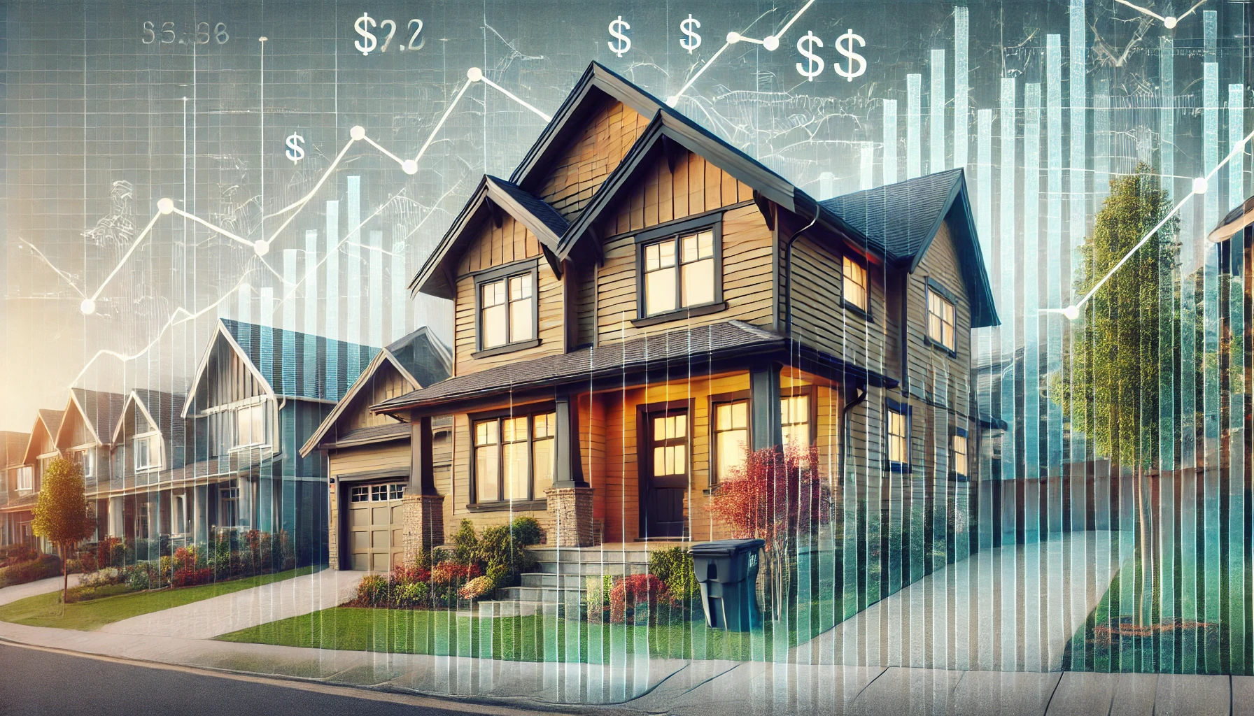 Suburban Houses with Charts